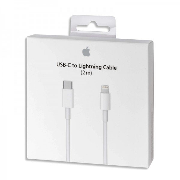 Apple USB-C to Lightning Cable 87W Λευκό 2m (MKQ42ZM/A)